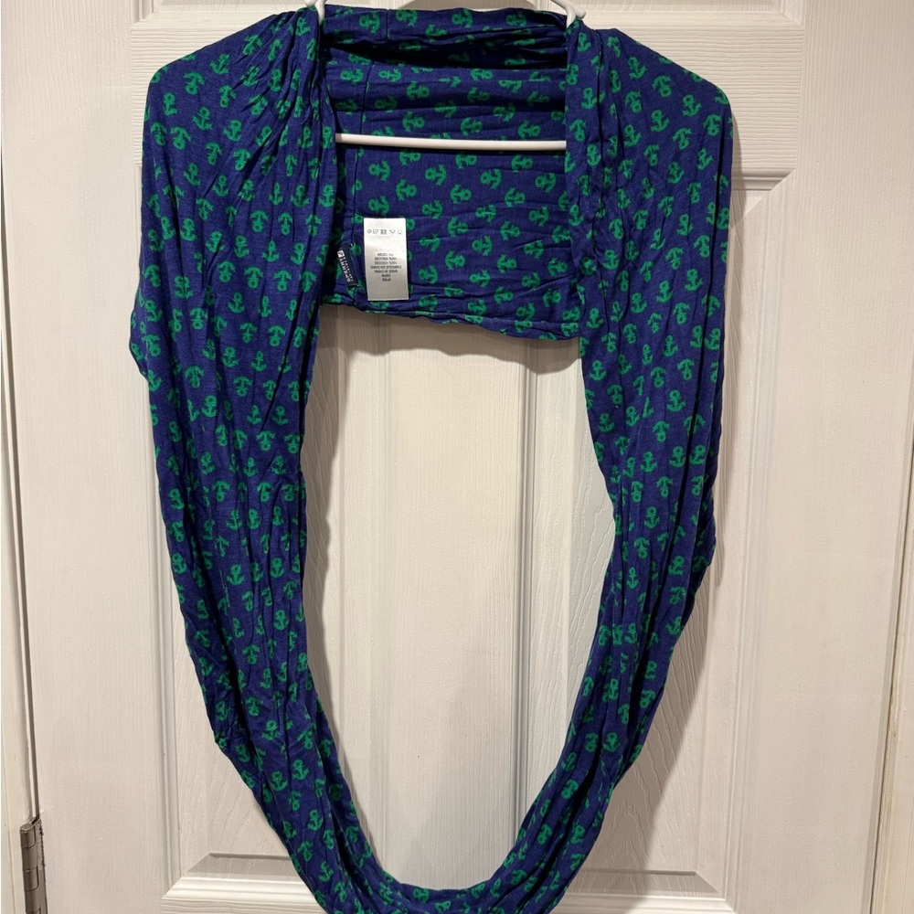 Sperry Navy and Emerald Women's Scarf